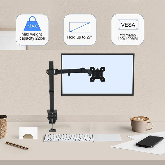 360° Rotating Desk Stand for 13-27" | Full Tilt & Swivel