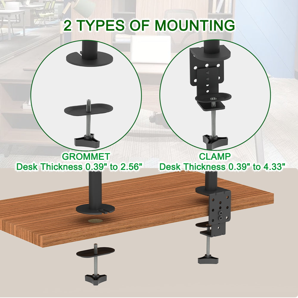 Adjustable TV Stand (13-27") | 360° Rotation & 90° Tilt