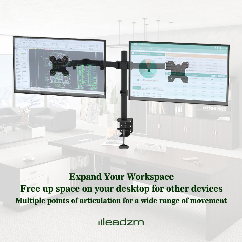 Adjustable TV Stand (13-27") | 360° Rotation & 90° Tilt