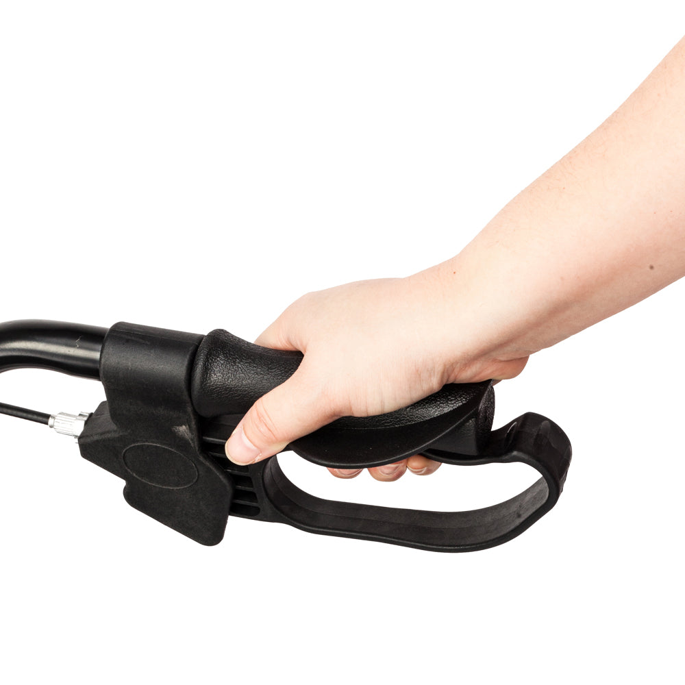 Foldable Rollator Walker with Seat & 8" Wheels – Black/Blue