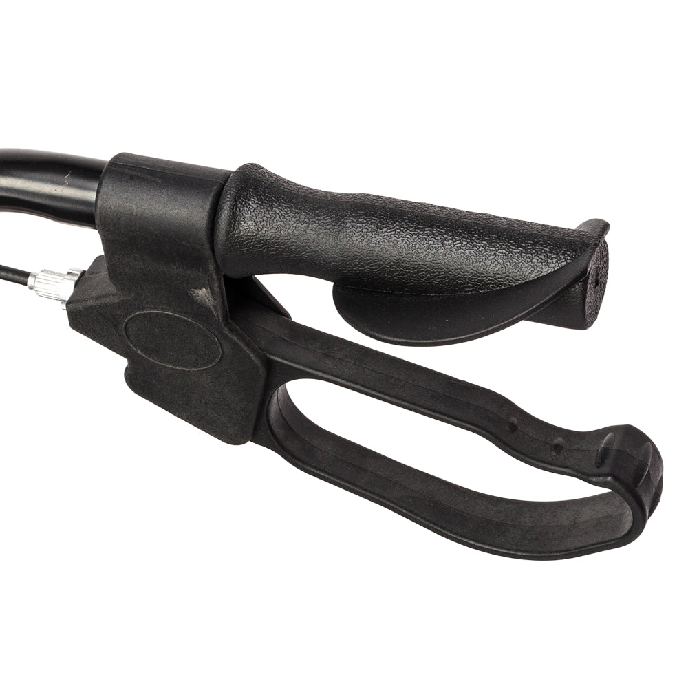 Foldable Rollator Walker with Seat & 8" Wheels – Black/Blue