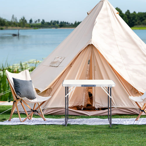 70x50x60cm Aluminium Folding Table | Camping & Picnic