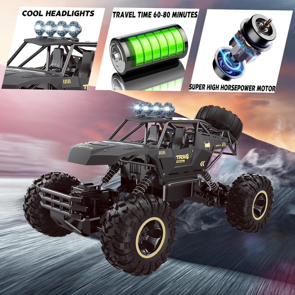 4DRC 4WD Metal Shell RC Truck (1:12) | LED Headlights 2025 UK
